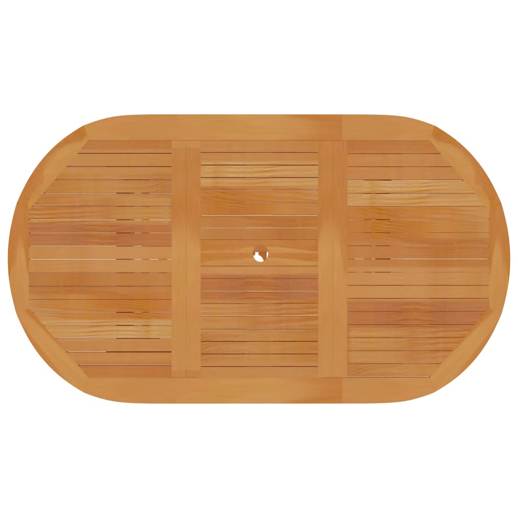 Gartentisch 150x90x75 cm Teak Massivholz
